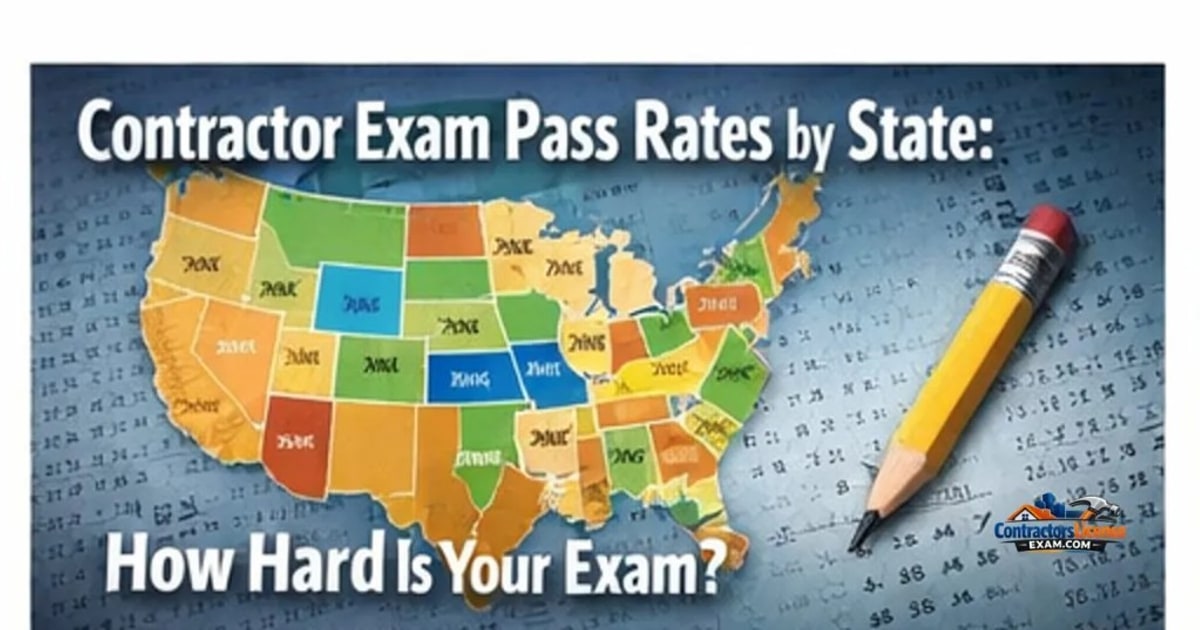 Contractor exam pass rates by state